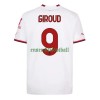 Maillot de Supporter AC Milan Giroud 9 Extérieur 2022-23 Pour Homme